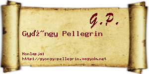 Gyöngy Pellegrin névjegykártya